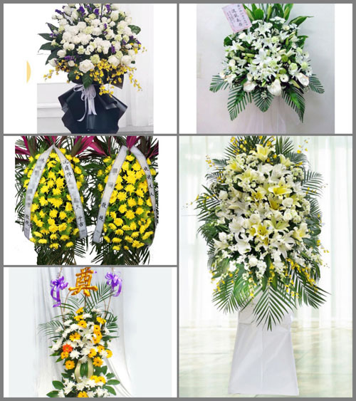 福建泉州南安市霞美镇四甲村白事花篮预定